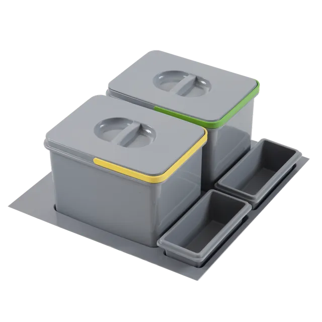 Tri sélectif - Kit collecteurs pour grand tiroir MSA, référence 9908