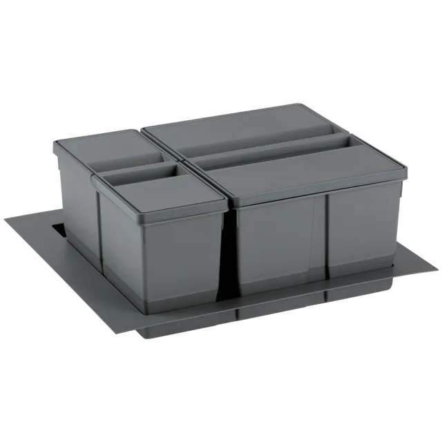 Tri sélectif - Kit collecteurs pour tiroir sous évier MSA, référence 4929