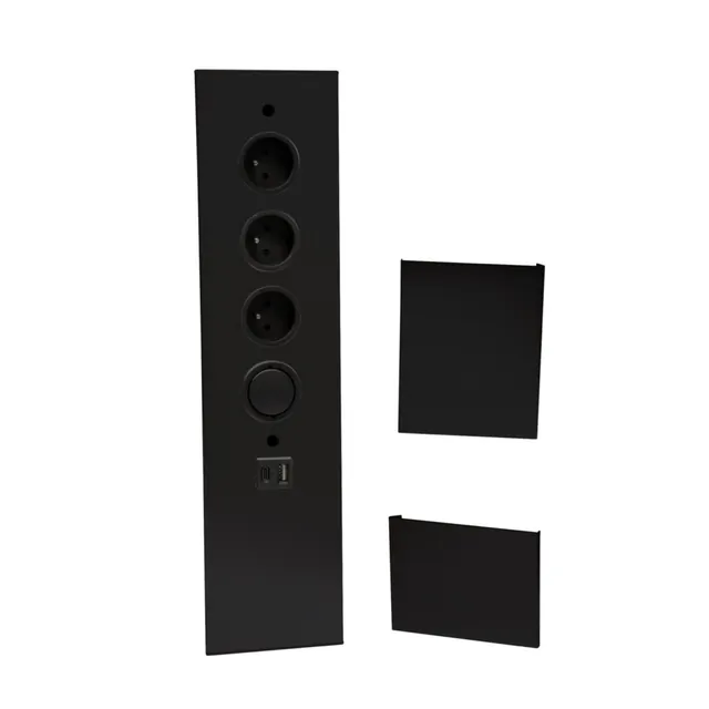 Bloc 3 prises + USB A+C avec interrupteur MSA, référence A9724N-AC