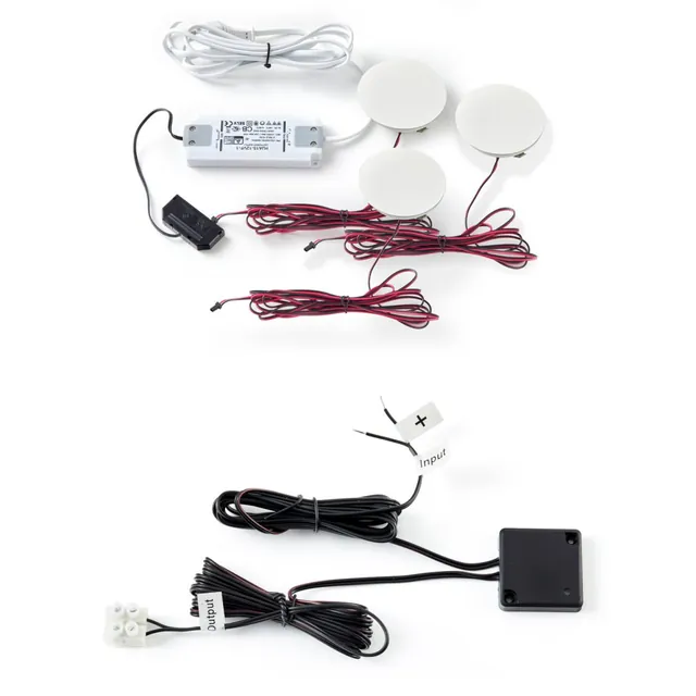 Kit de 2 spots de bibliothèque décoratif MSA, référence KLP32WA