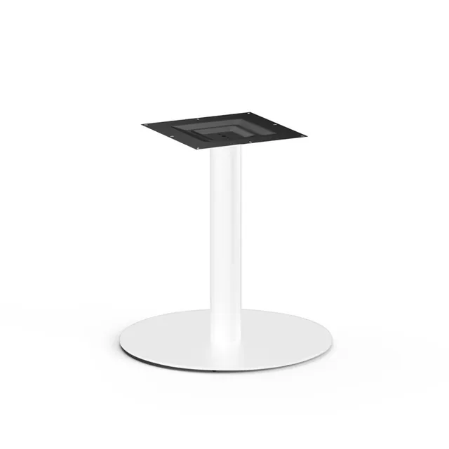 Pied central en acier pour plateau bois MSA, référence D78B