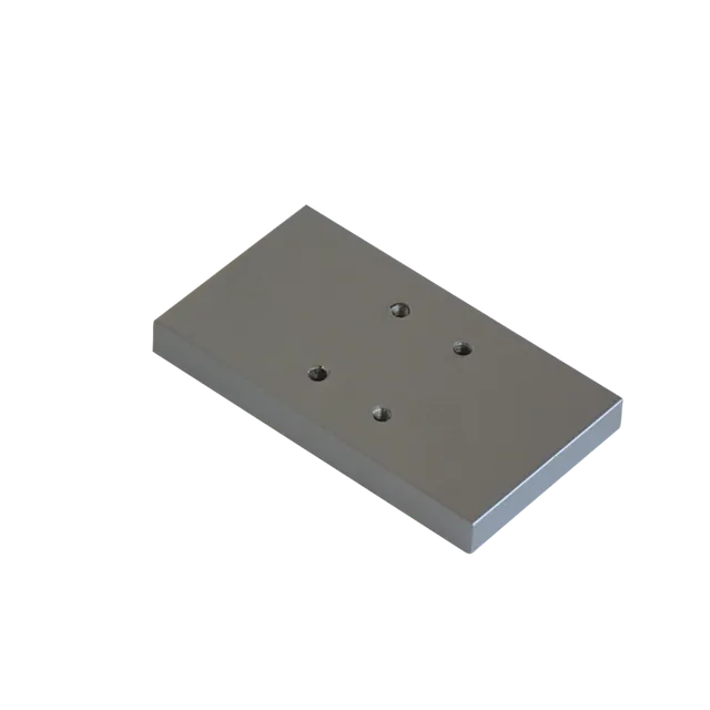 Platine de fixation verre QUADRATO MSA, référence D2473