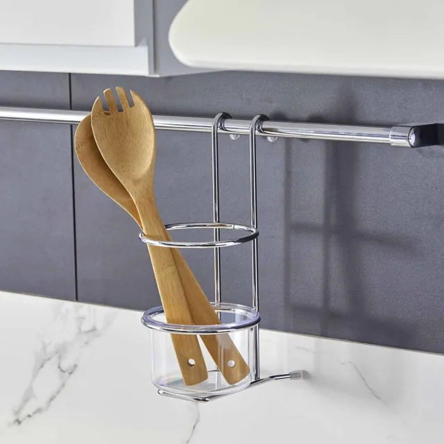 Accessoires pour barres de crédence D. 16 mm - Porte ustensiles de cuisine MSA, référence M-3023