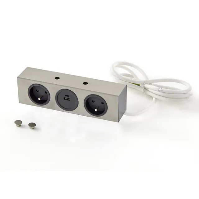 Bloc 2 prises + USB A+C MSA, référence A9515I