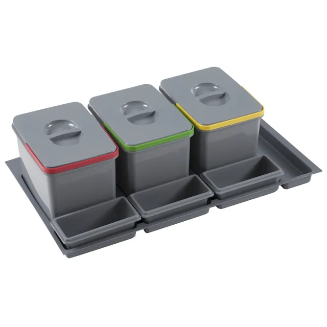 Tri sélectif - Kit collecteurs pour grand tiroir MSA, référence 9906
