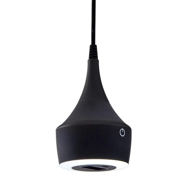 Suspension prise Mercury - 1 prise 6A, 1 prise USB 5V, 1 éclairage MSA, référence SL4010N