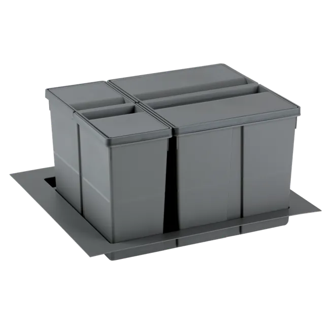 Tri sélectif - Kit collecteurs pour tiroir sous évier MSA, référence 4937