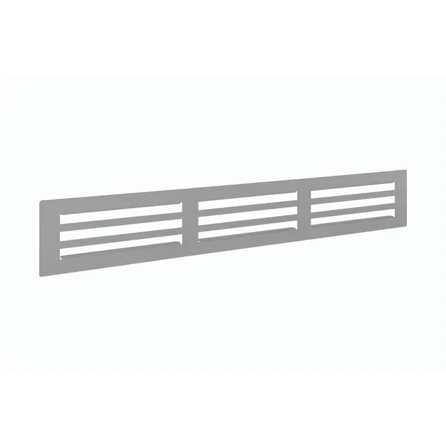 Grille de plinthe en acier- Grille standard 500 x 80 mm MSA, référence E8200