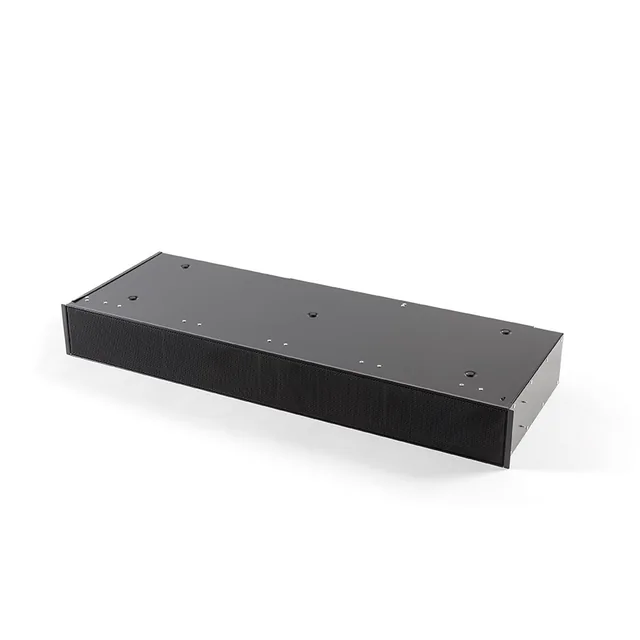 NOVY Caisson insonorisé encastrable pour plinthe avec monoblock en noir, H 98 mm — 7922400