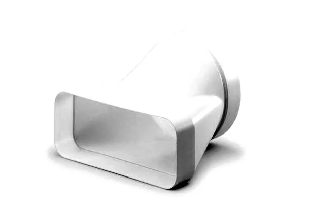 NOVY Adaptateur double conduit rond vers plat — 906406