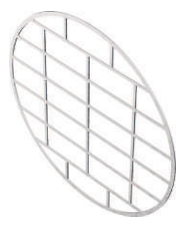 BORA Grille de protection pour coffret mural rond 3box — UEBRES