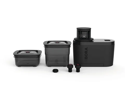 Kit BORA QVac All Black avec appareil et accessoires de mise sous vide